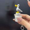 Seagull Mine Keychain, Usb Clicky Keyboard Fidget Button, Led Sound Keychain