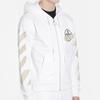 OFF WHITE Tape Diag Arrows Zip Up Hoodie OMBE001R20E300020148