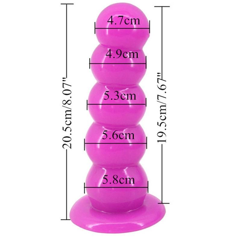 Five Ball Pull Beads Penis Anal Plug Couple Fun Sex Happy Toy Masturbation Orgasm Stick Adult Products