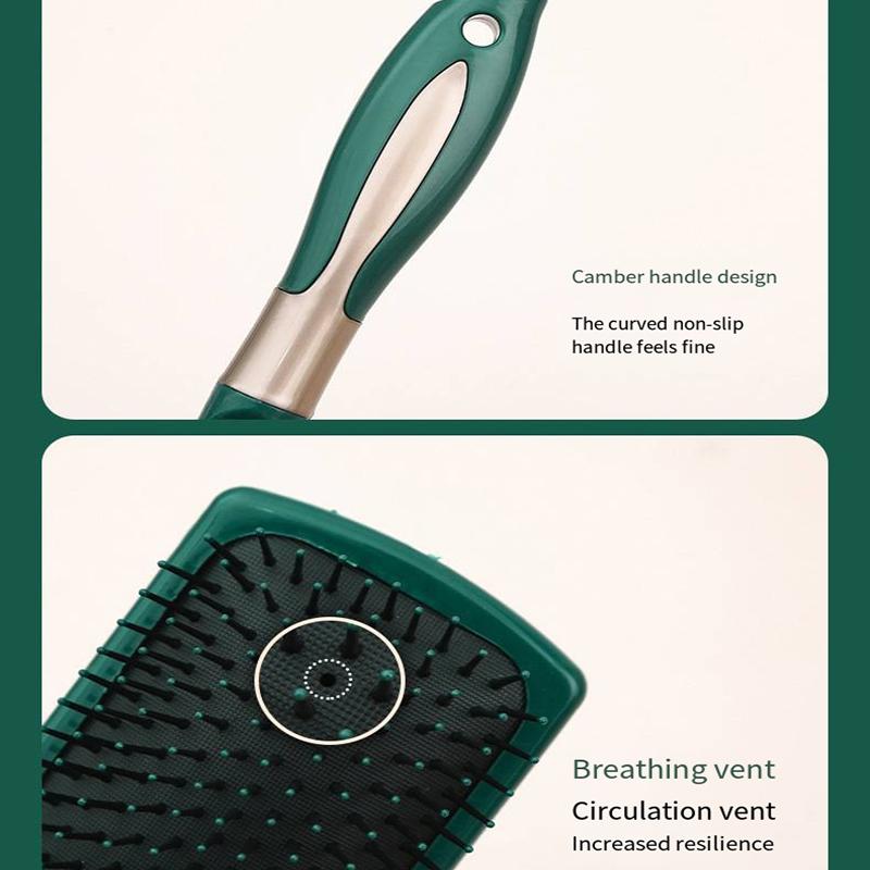 Antistatischer Luftkissenkamm, Bürste, Kopfhaut-Haarbürste, Entwirrungssalon, SPA, Friseurkamm, Styling-Werkzeug, oval, rund, Haarmassage