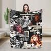 Buffy the Vampire Slayer Blanket Cover Fleece Horror Movie Lightweight Throw Blanket for Outdoor Travel Bedspread
