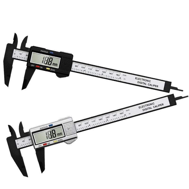 Digital Caliper 150mm 0.1mm Electronic Vernier Caliper Accurate Caliper Carbon Electronic Calipers Measuring Tool Digital Ruler