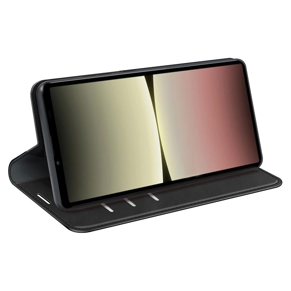 Protective Case for Sony Xperia 10 V Skin-touch Leather Phone Case Stand Wallet Phone Cover