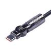 USB C 1 Male to 3 Male Splitter Data Transfer Charging 180 Degree Rotation Extender Splitter Cable for Smartphone