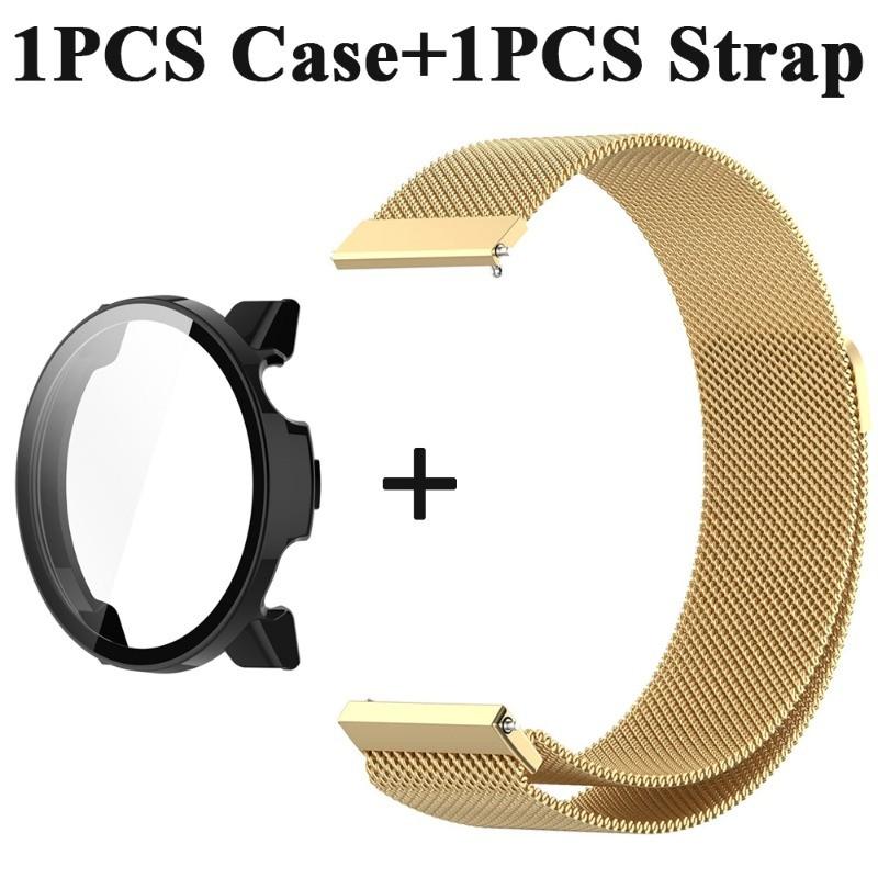 Milanese Loop Strap PC Case Cover for COROS PACE PRO Magnetic Wristband for COROS Pace 2 Pro Bracelet Strap Protection Shell