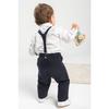 1-5 Years 4 Piece Bowtie And Slopephone Suit Baby Set