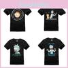 And Pattern Rick Printing T Shirt Clothes Round Neck Short Sleeved Shirt