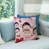 Cartoon Chibi Maruko-chan    Pillow Dust Cover Bedroom Kids Party Decoration Pillowcase Birthday Children Gift