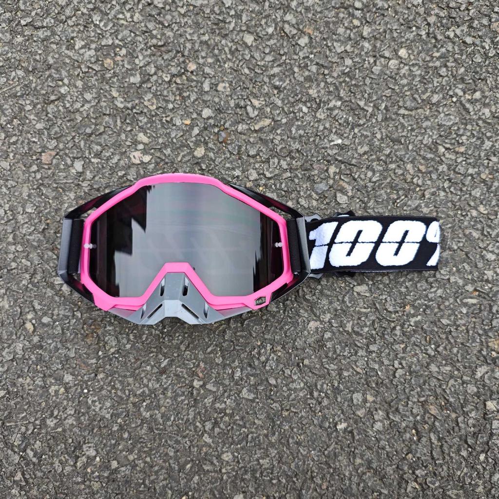 Occhiali da sole da moto classici per fuoristrada all'aperto 100% per la guida, occhiali protettivi per casco resistenti al vento e alla sabbia, equipaggiamento fresco per mountain bike