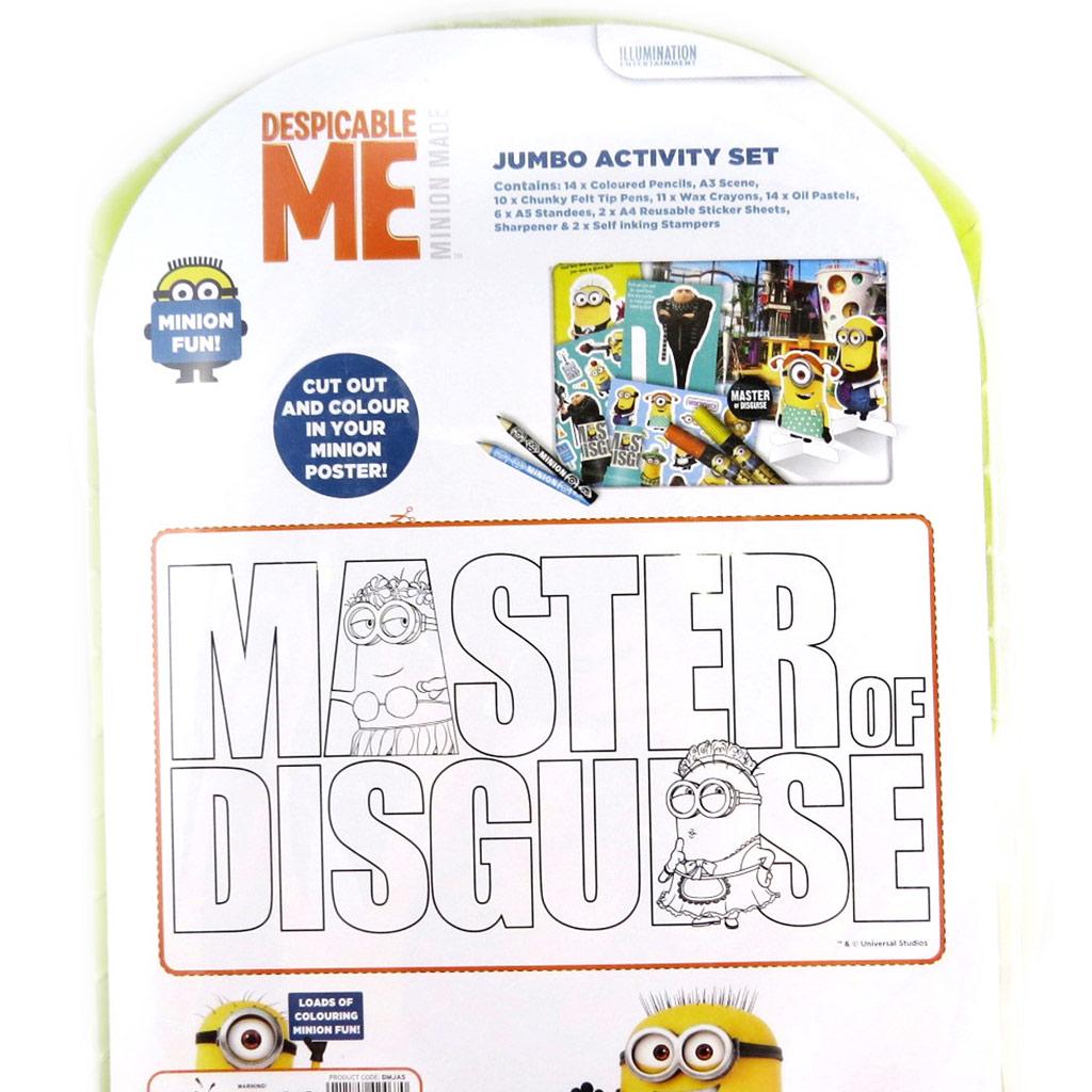Minions [M8331] - Set d'activité jumbo 'Minions' (62 pièces) 43x33 cm