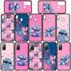 Phone Case for iPhone 17 16 15 Plus 16E Huawei P30 P20 Lite Redmi Note 14 12 11 13 Pro Max OPPO A60 A80 A40 A18 A38 Blue Lilo Comics Stitch Pink Cover