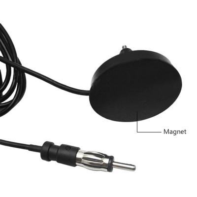 Antena de coche 3M, color negro, para radio AM/FM con base magnética, de repuesto para mejorar el alcance de recepción y la señal.