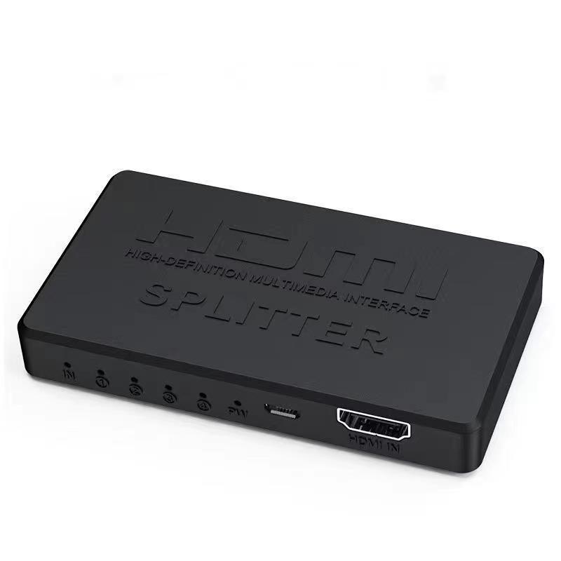 4K HDMI Splitter 1x2 1x4 HDMI Switch 1 In 2 Out Video Distributor Splitter 1080P Dual Display for TV PC Laptop Monitor Projector