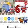 105PCS Super Wings Themed Balloon Arch Kit Boy Birthday Party Deco Blue Yellow Globos Set Birthday Supplies Baby Shower Kids Toy