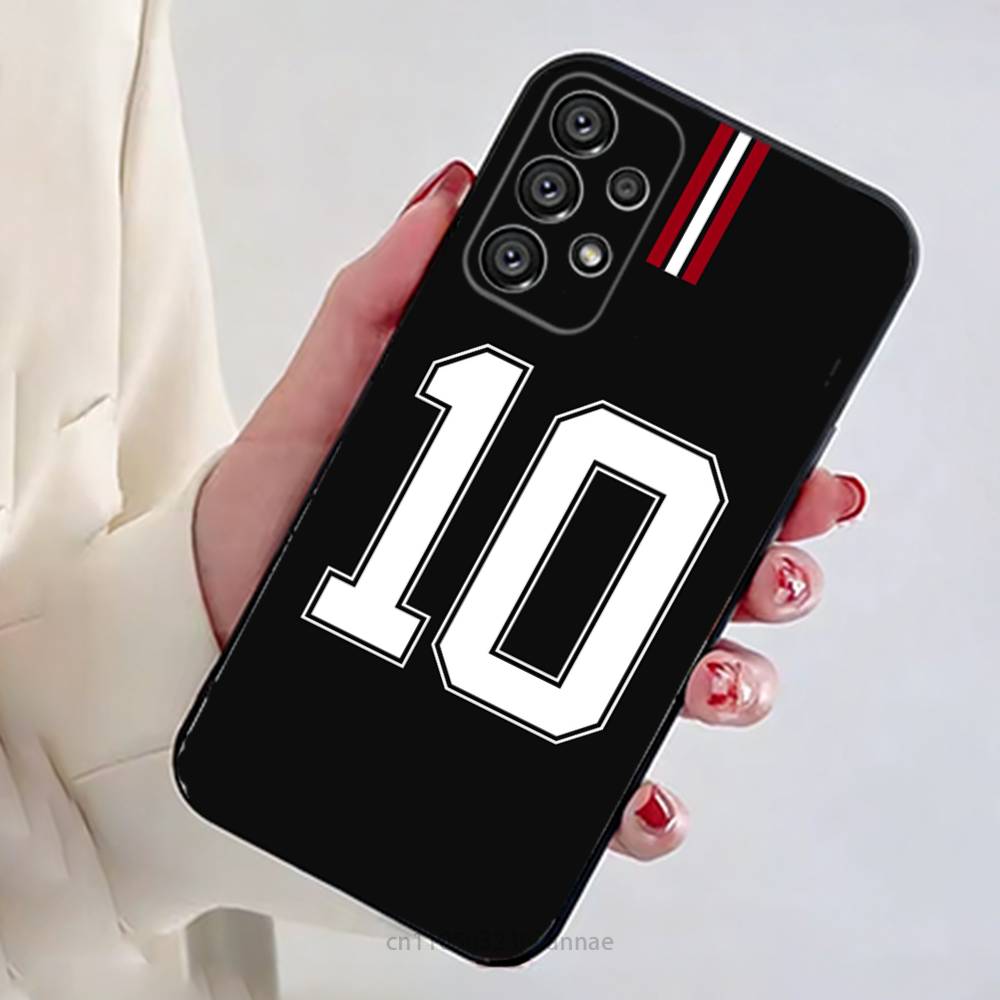 Etui Na Telefon Piłka Nożna N-Neymar 10 Dla Samsung Galaxy A13,21s,22,31,32,52,53,71,80,A91 Miękka Czarna Obudowa