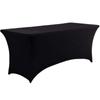 Pack of 3/5pc Stretch Spandex Table Cover Fitted Tablecloth 4Ft/6Ft Rectangle Suitable for Parties Home Banquets Weddings Events