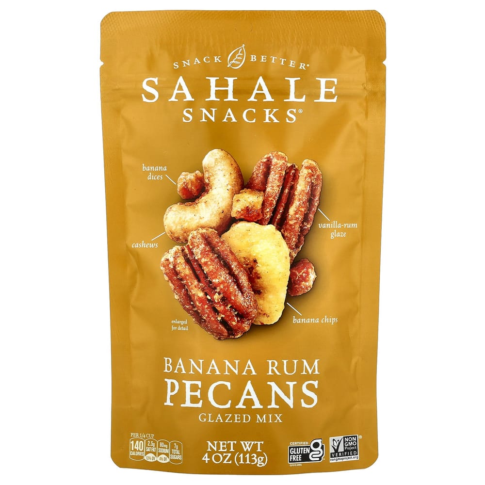 Sahale Snacks Glazed Mix Banana Rum Pecan - 113g (4 oz)