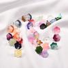 50Pcs/Bag 7X12Mm Colorful Bellflower Lampwork Beads Caps Glass Spacer Beads For Jewelry Making Diy Handmade Bracelets Hairpin