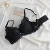 New sexy lace small chest not empty cup underwear women's suit without steel ring breast adjustment breathable bra cover