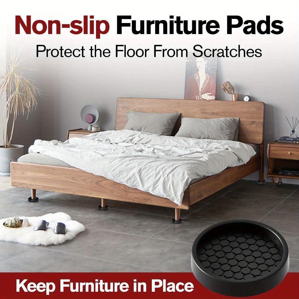 Diameter 5 Cm Silent Table Leg Pads Black Brown Round Sofa Coaster  Furniture and Sofa