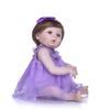 21 Inch Silicone Baby Doll Cute Lovely Newborn Baby Doll Children Play Toys Angle