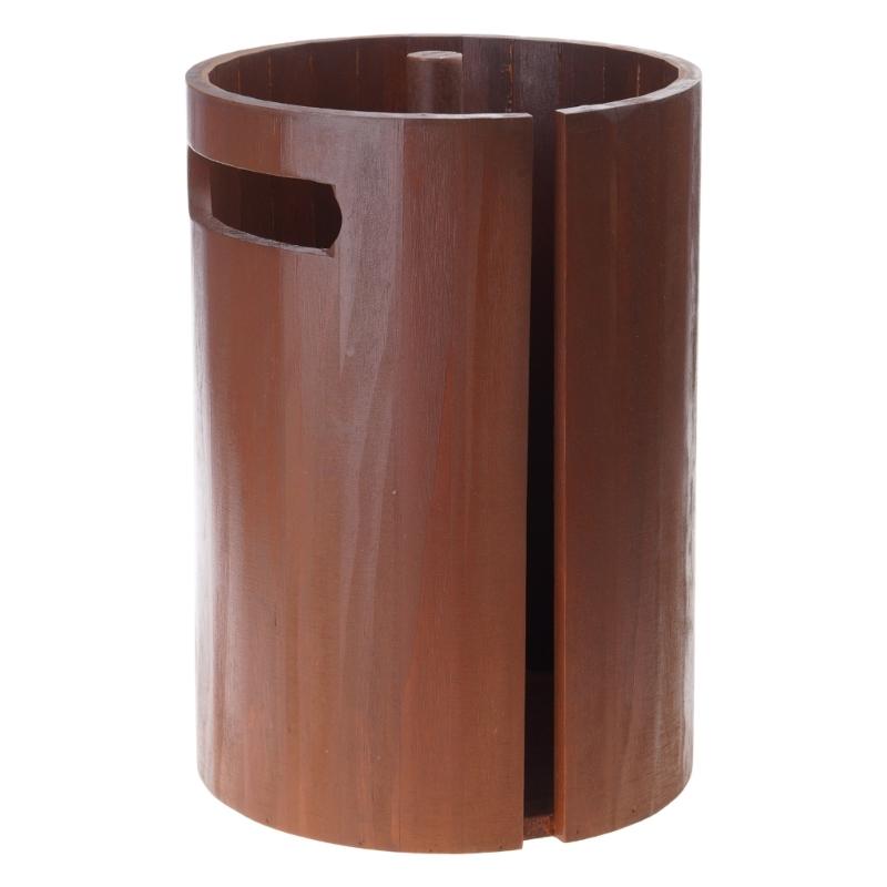 Natural Wood Kitchen Countertop Paper Towel Holder Vertical Tissue Holder Rack Tissue Stand Napkins Rack Enduring 1