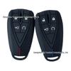 Silicone 4-Button Remote Key Cover for Changan CS75, Eado, CS35plus, Oshan CS55plus - Honeycomb Texture