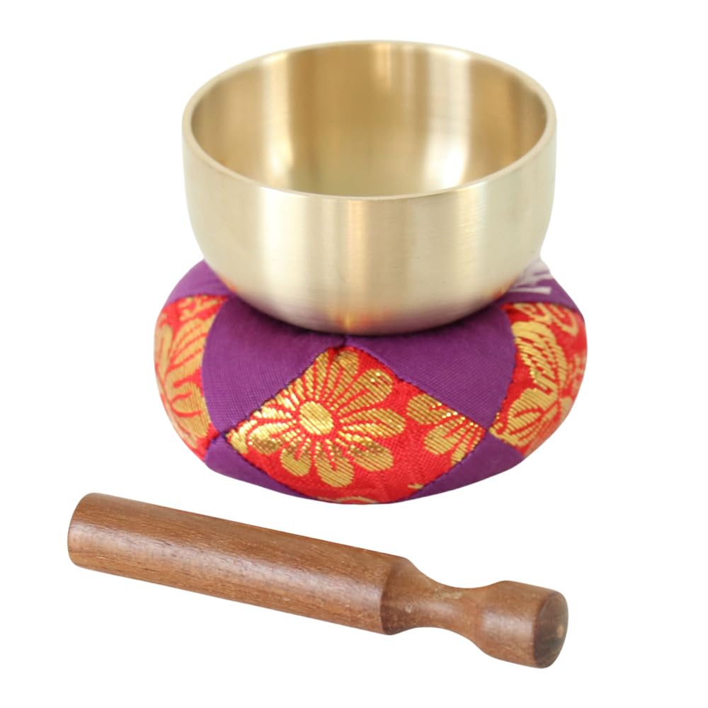 

Karen Pet Bell Set (3-Piece Set) - Mini Value Bell, Modern Design, 1.8 inches, Made in Japan, Ideal for Buddhist Altars, Memorial Services, and Pets