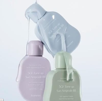 Fromrier 5GF Tone-Up Sun Ampoule BB 60g — Daily Tone-Up BB Sunscreen with SPF Protection