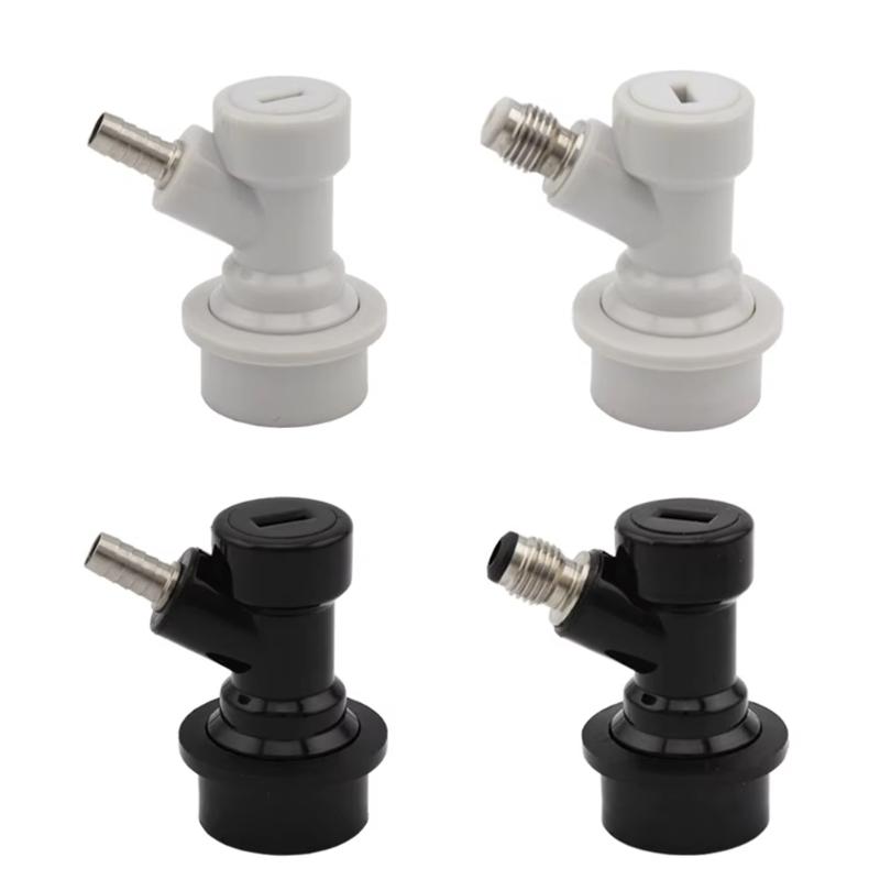 1 Pair Home Brewing Ball Lock Kegs Fittings Beer Kegs Dispenser Corrosions Resistant Stainless Steel Kegs Connectors