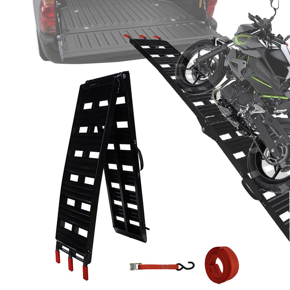 Aluminum Alloy Ladder ATV Motorcycle Folding Portable Ramps Motorbike spain