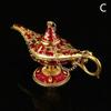 Aladdin Lamp Desktop Crafts Ornament Metal Crafts God Lamp Wishing Lamp Vintage Home Decoration Holiday Gift