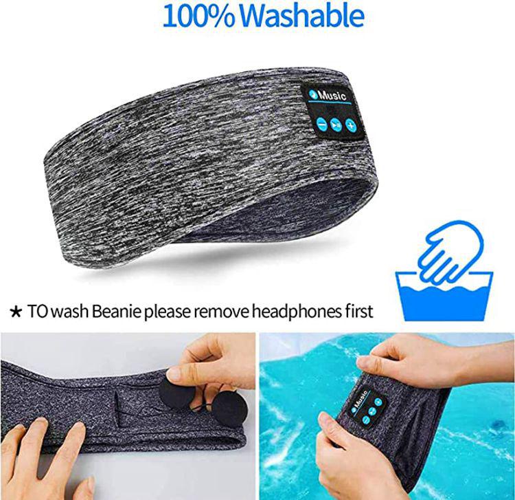 Wireless Bluetooth Music & Sleep Headband with Eye Mask