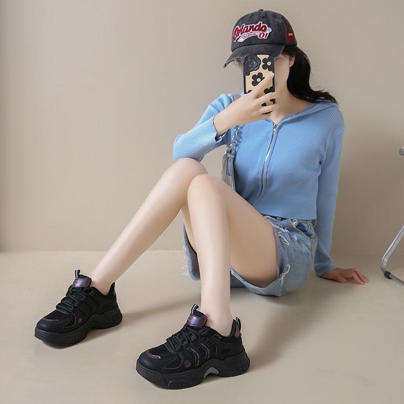 Summer Shoes Woman Trend Hollow Breathable Lightweight Outdoor Mountaineering Hiking Sports Shoes Women's Sneaker