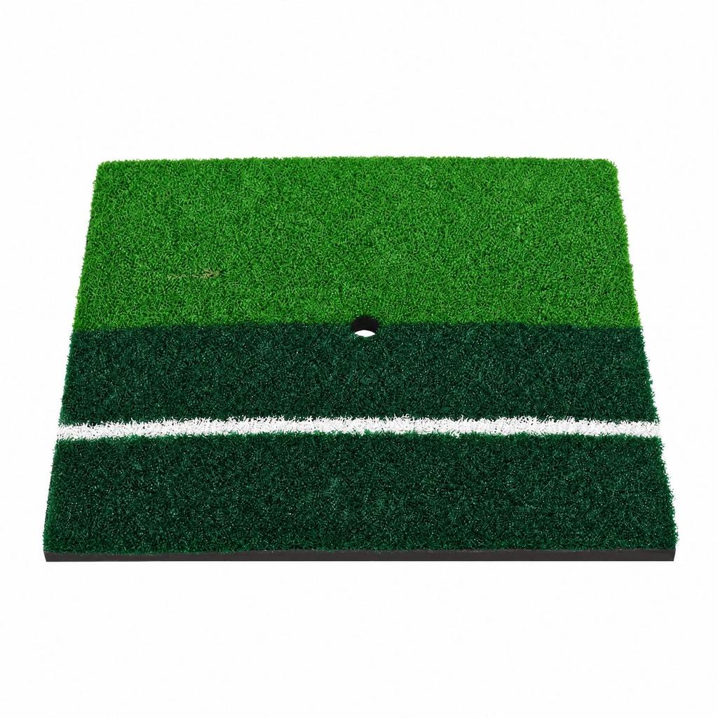 Square Golf Practice Hitting Mat Indoor Outdoor with Alignment