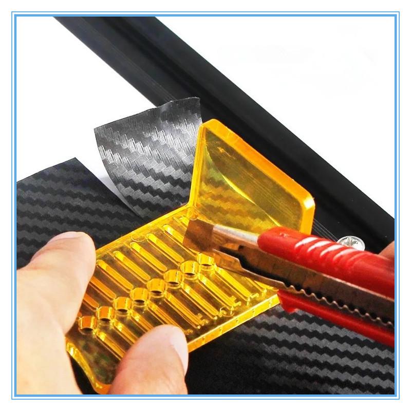 Color-Changing Film Application & Anti-Cut Ruler: 90°/140° Car Film Tool