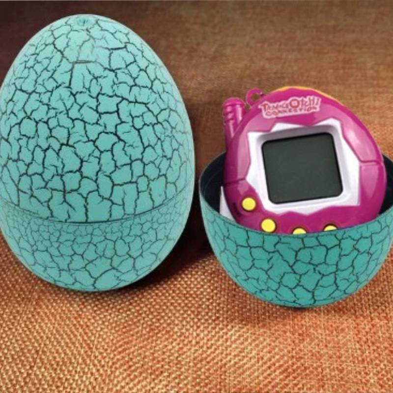 Cracked Egg Pack Electronic Pet Toy Retro Game Console Nostalgic Gift Keychain