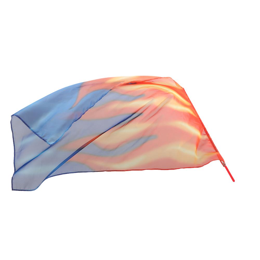 with Telescopic Sticks Semi-circular Flags Scalable Rods Dance Props