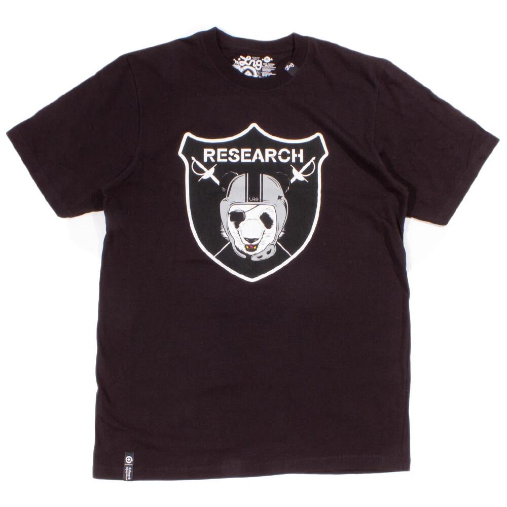 LRG Black Raid & Research Men s T-Shirt 2XL