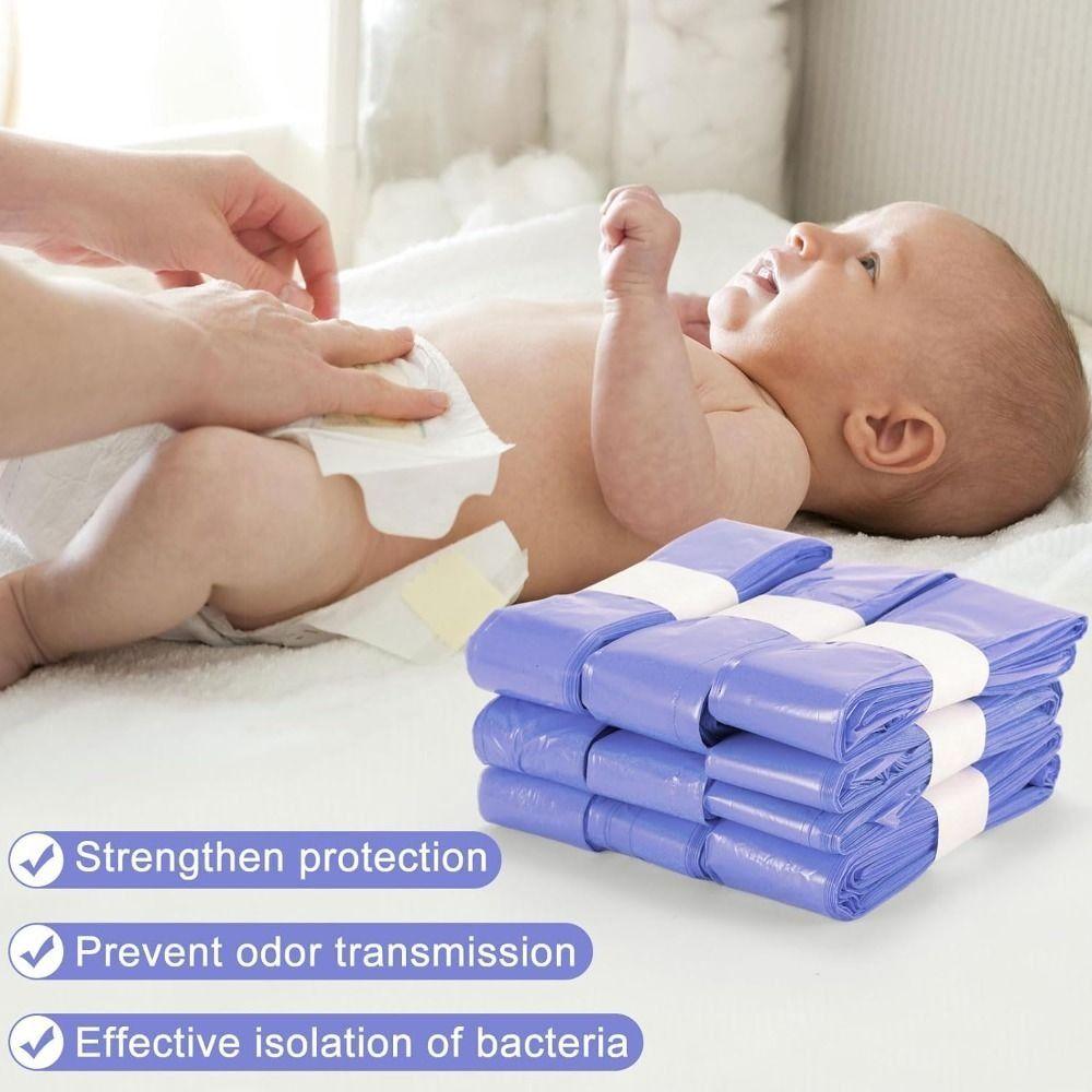 Tear-Resistant Nappy Bin Refills Thickened Baby Diaper Garbage Bags New Refill Bags
