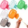 6 Dust-proof and Breathable Toothbrush Covers Portable Clip-on Universal Toothbrush Protective Caps