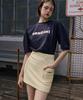 KANDINI Lemon Wool Touch Pocket Skirt