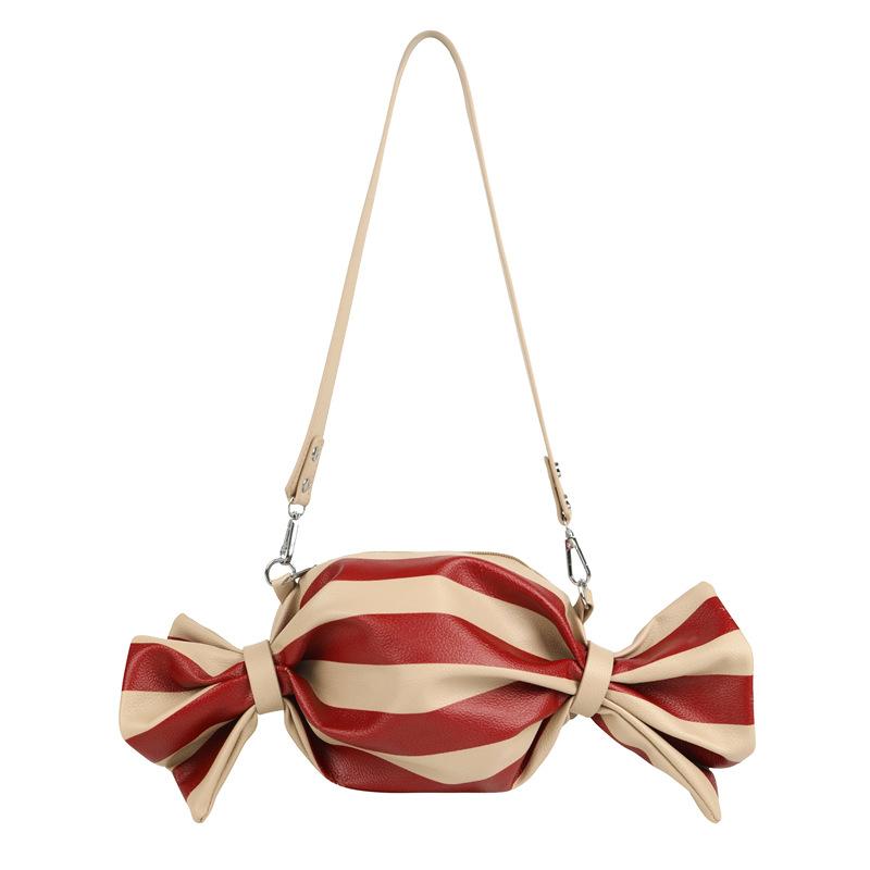

Kawaii Candy Design Girl Handbag and Purse Sweet Lolita Daily Clutch Chain Crossbody Messenger Bag Sugar Shaped Shoulder Bag