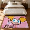 Cartoon D-Dexters Laboratory Good Quality Floor Mat Flannel Rug Non Slip Soft Washable Entryway Hallway Bathroom Kitchen Decor