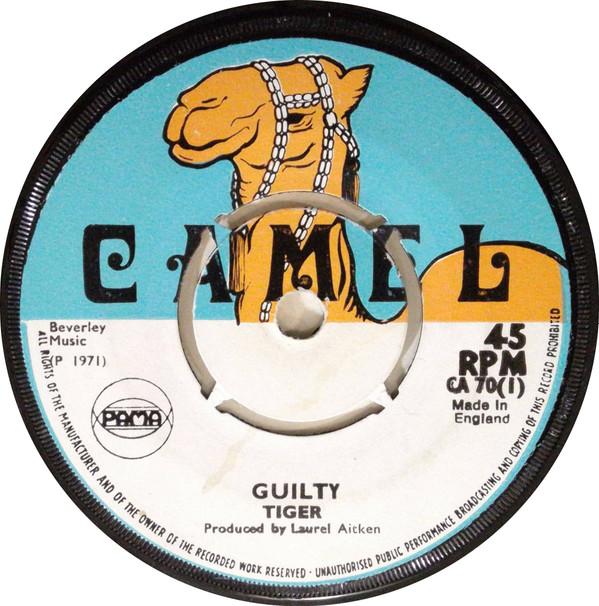 

7inch Record TIGER - Guilty CA70 Camel 1971 UK Reggae, Ska & Dub Used