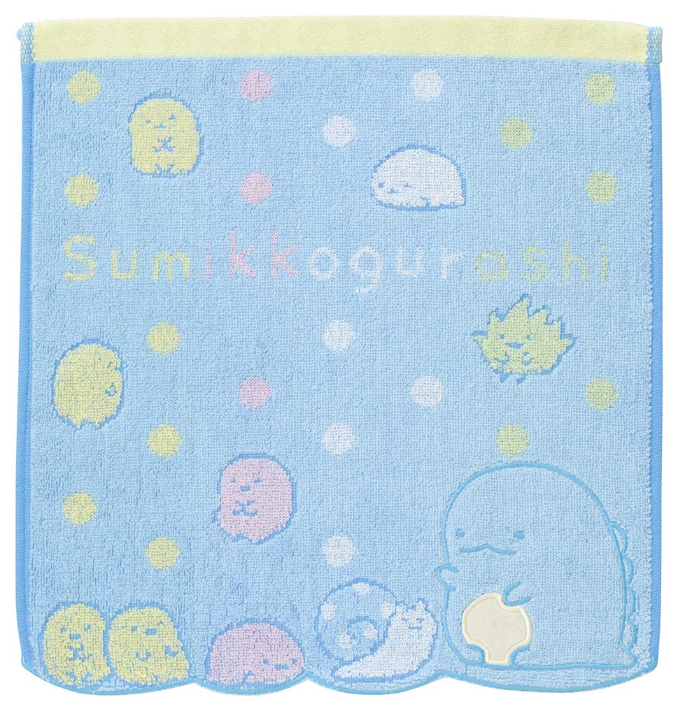 Marushin Sumikko Gurashi Colorful Dot Sumikko Hand Available in 3 6575009100 Towel, Cotton, Sizes,