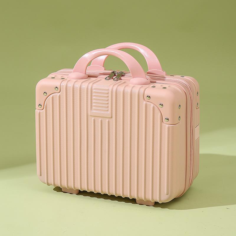 14-Inch Mini Suitcase Makeup Case with Combination Lock