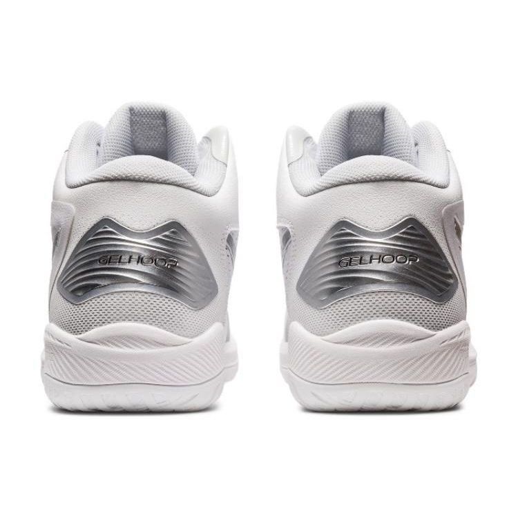 Asics Gelhoop V15 4E Wide White Pure Silver Men Sneakers 1063A062-100
