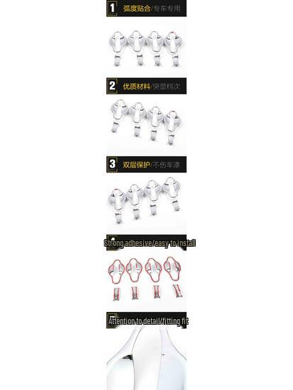 Zotye Z500 Door Handle Bowl Anti-Scratch Cover Sticker