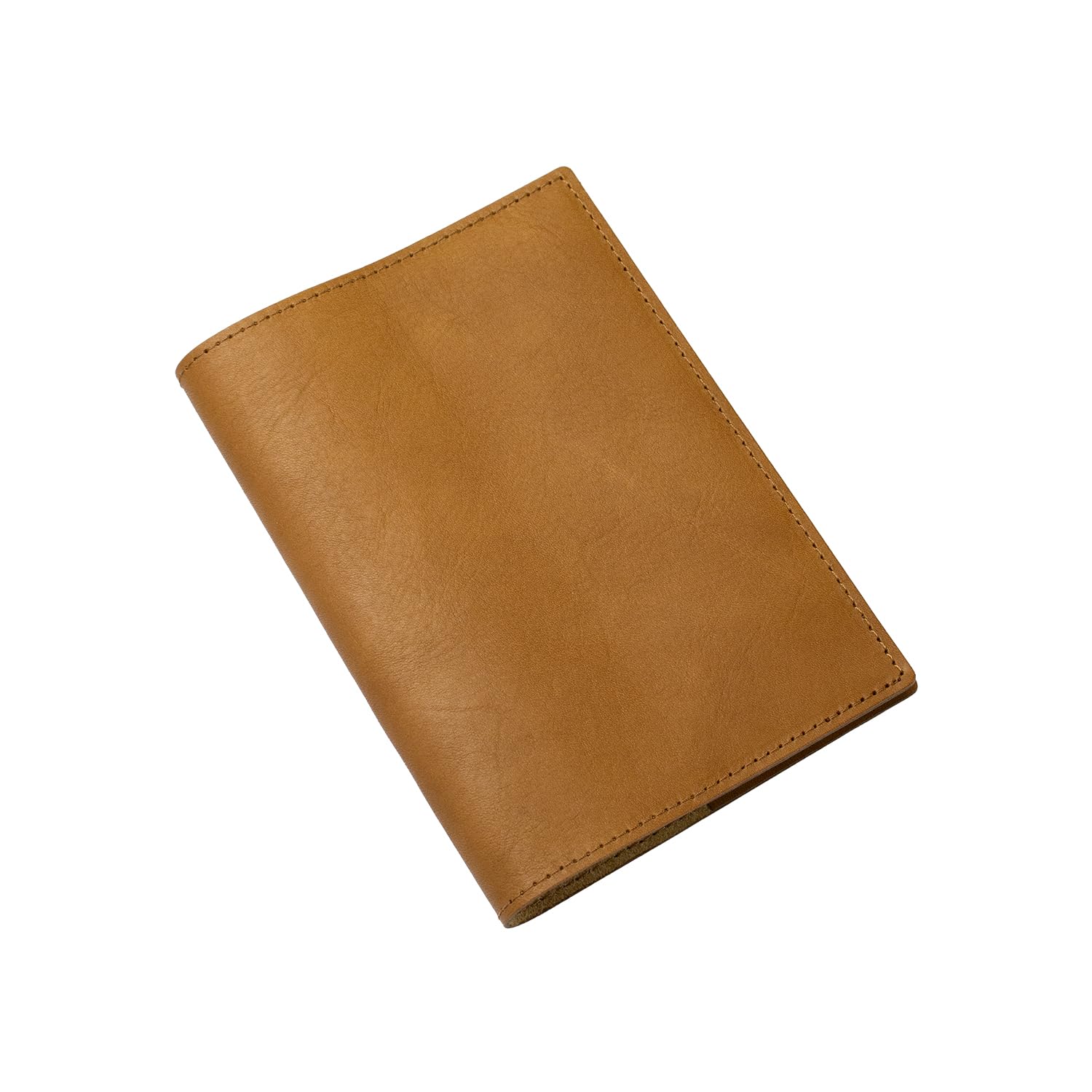 

[aso] Himeji Leather Genuine Leather Book Cover, Made in Japan, Paperback Book Cover, A6 Size, ZE-V158 (Camel, with Bookmark Pocket)